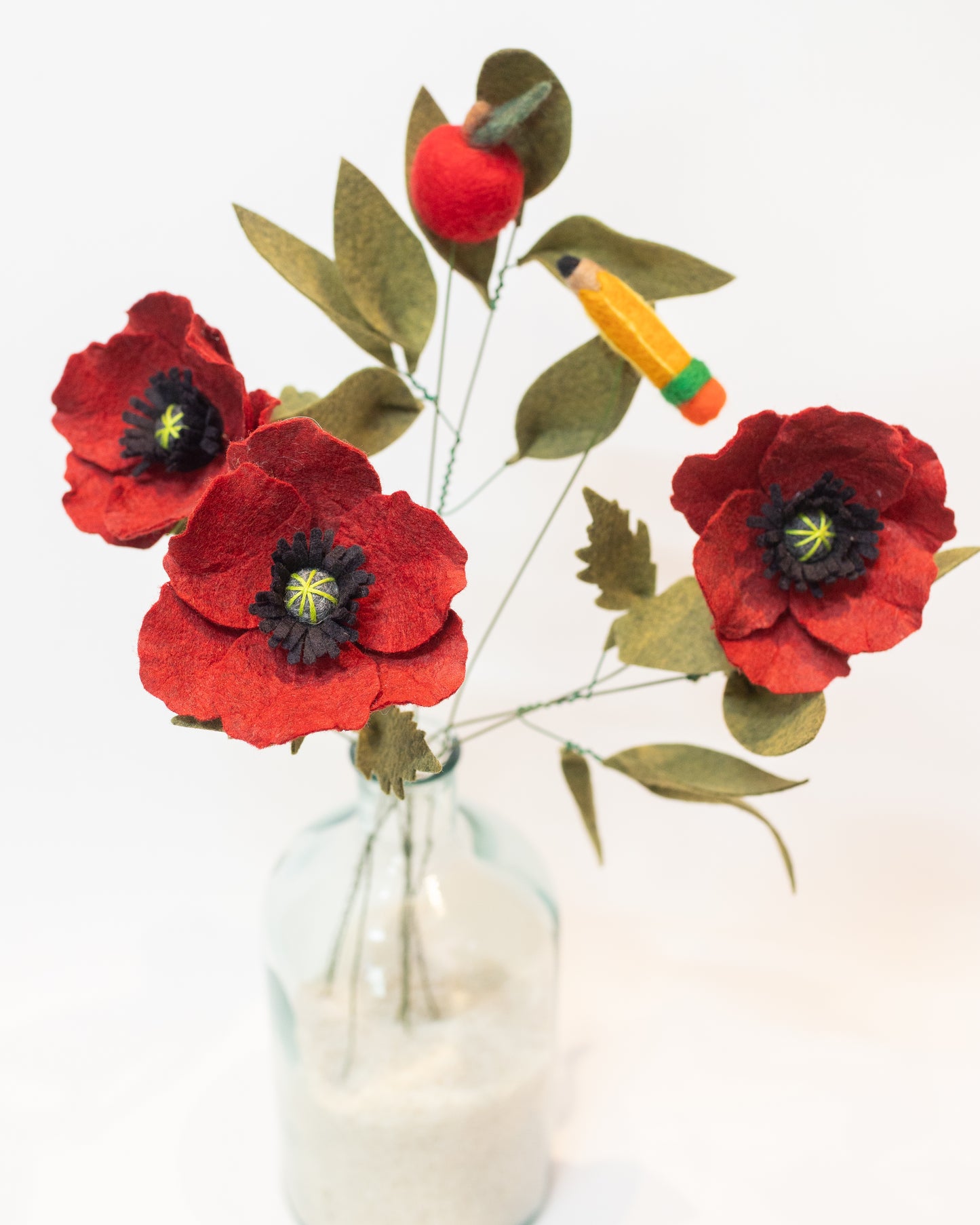 Red Poppy Teacher Bouquet