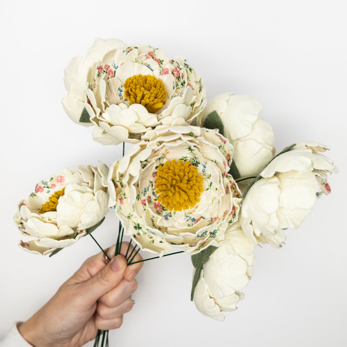 Custom Liberty Fabric Felt Flower Order