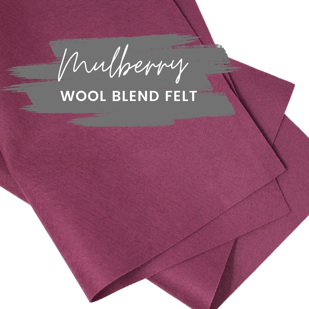 Mulberry Wool Blend Felt