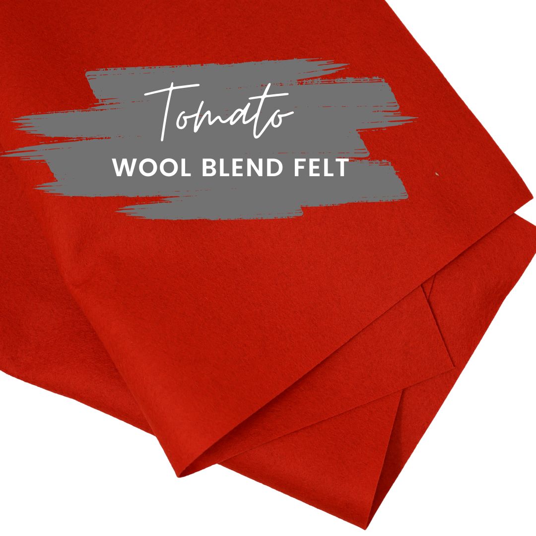 Tomato Wool Blend Felt