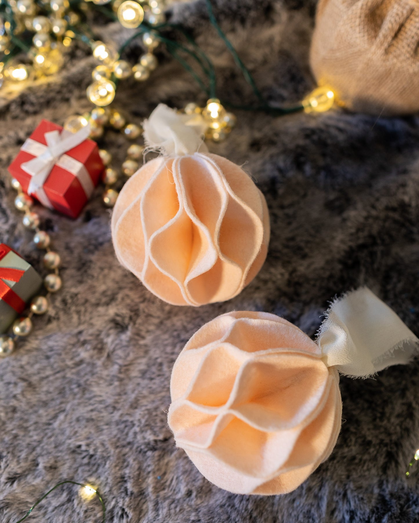 Custom Honeycomb Ornament Set