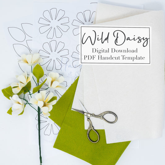 Wild Daisy Digital Download Template