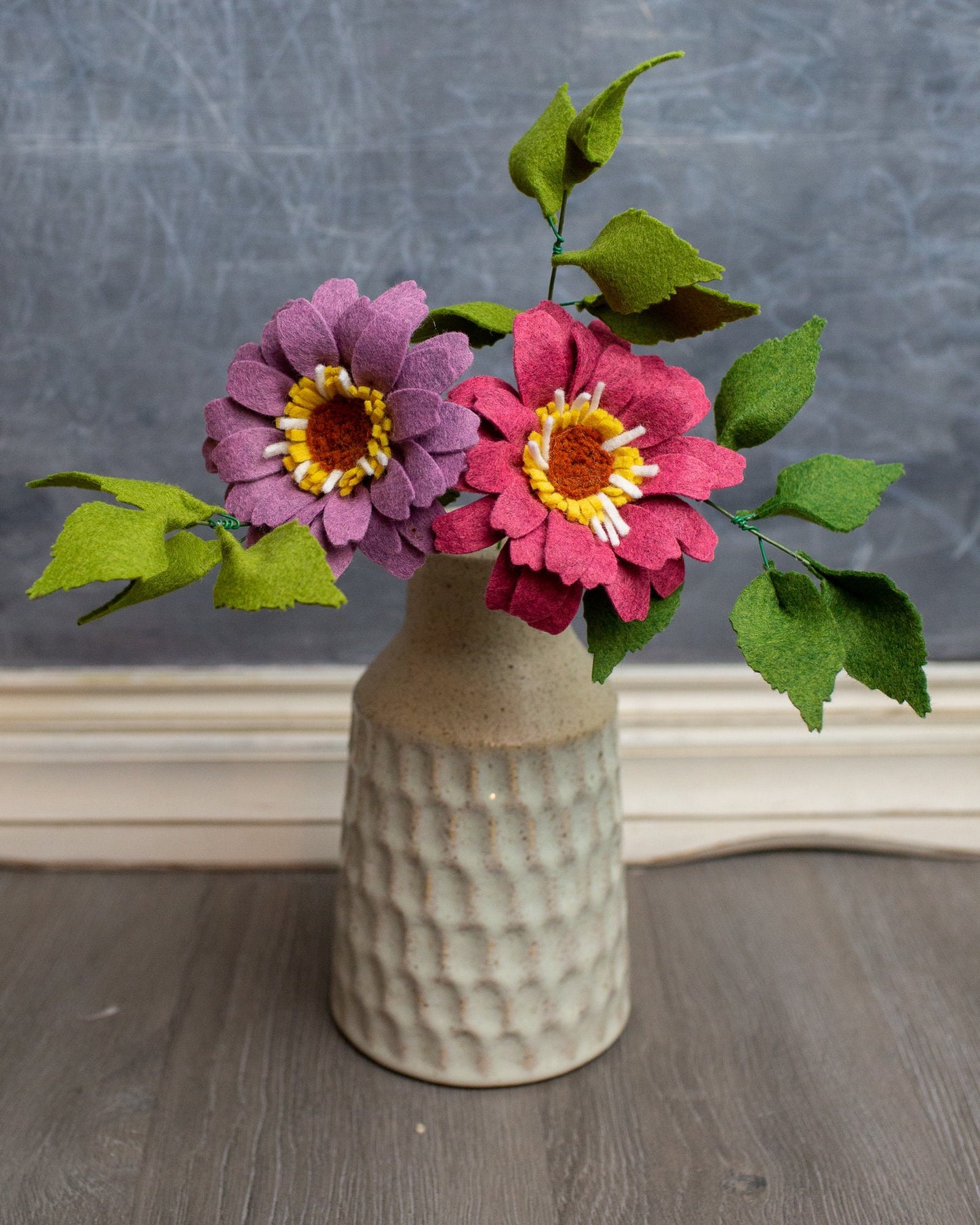 Open Zinnia Stem