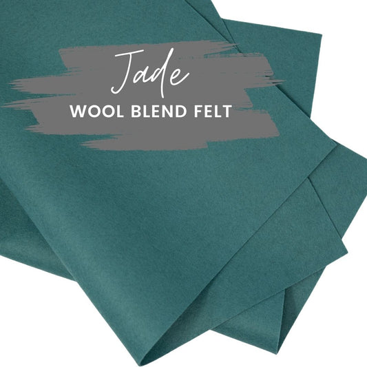 Jade Wool Blend Felt