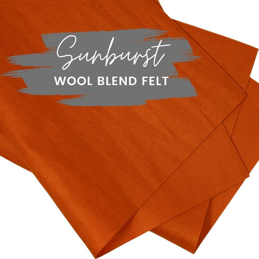 Sunburst Wool Blend Felt