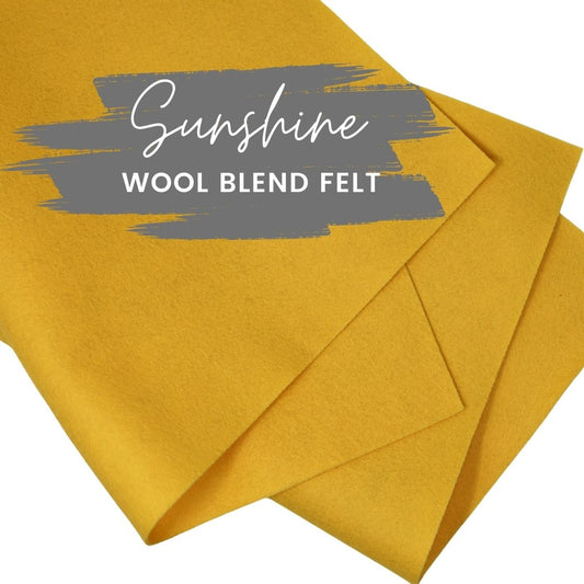 Sunshine Wool Blend Felt