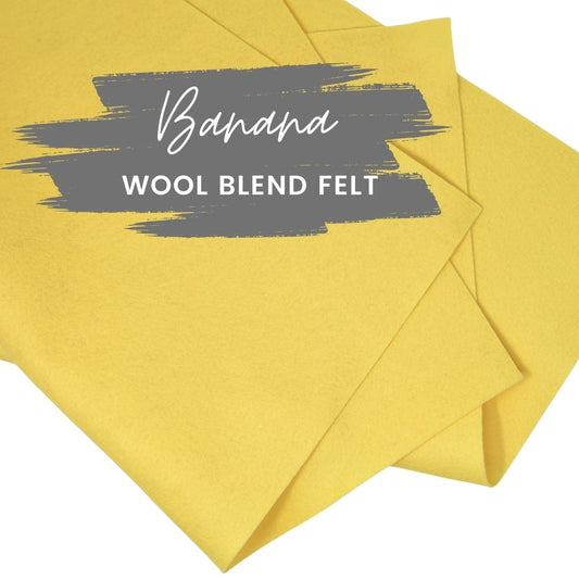 Banana Wool Blend Felt