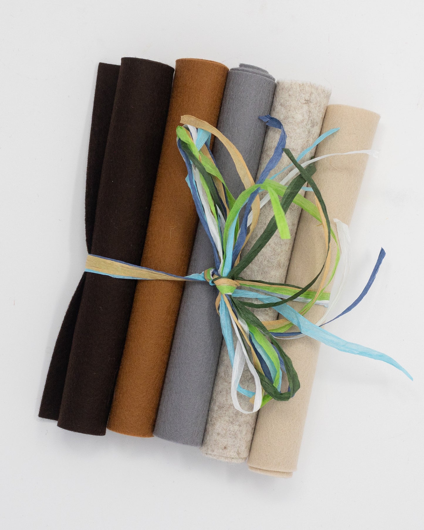 100% Wool Felt Sheets Black Neutrals