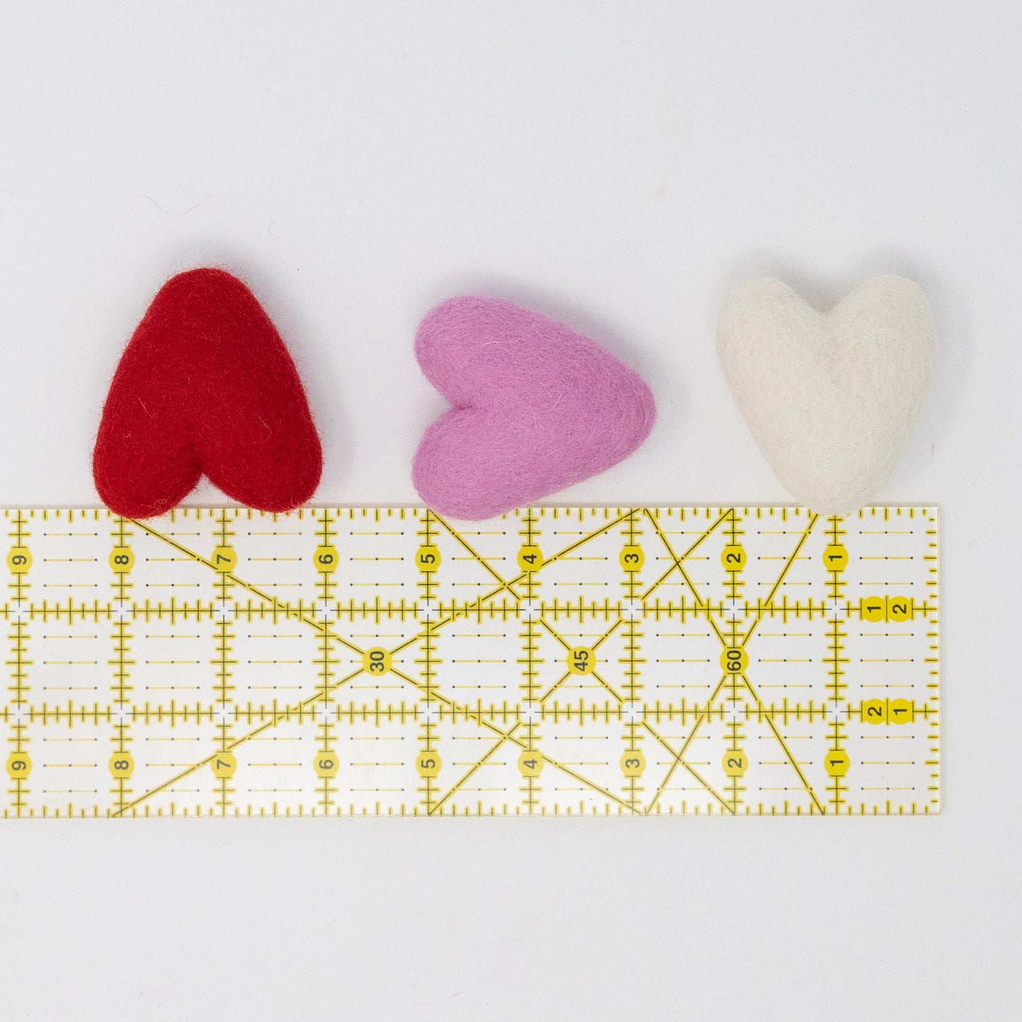 Felt Hearts 6cm