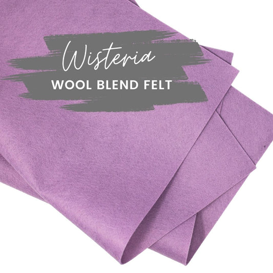 Wisteria Wool Blend Felt