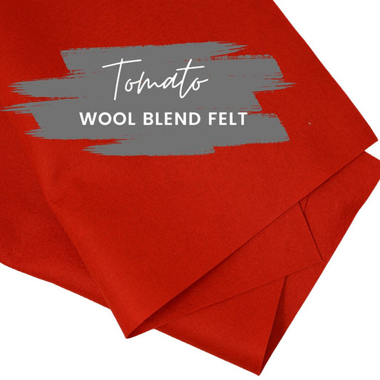 Tomato Wool Blend Felt