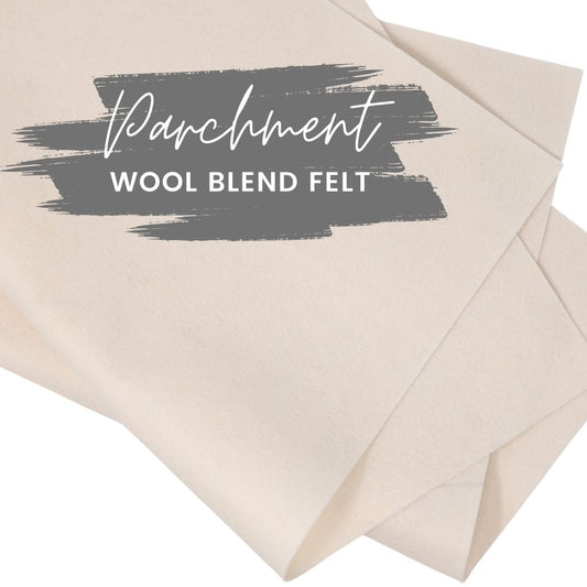 Parchment Wool Blend Felt