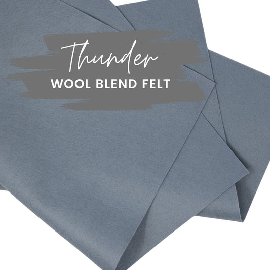 Thunder Wool Blend Felt