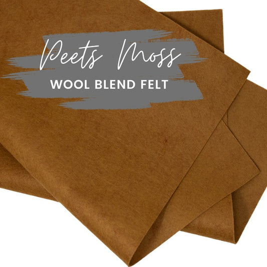 Peets Moss Wool Blend Felt