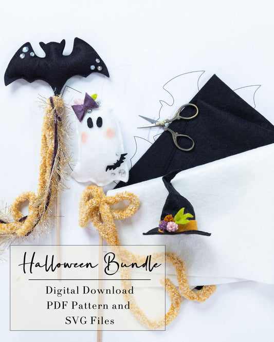 Halloween Bundle PDF and SVG Digital Download
