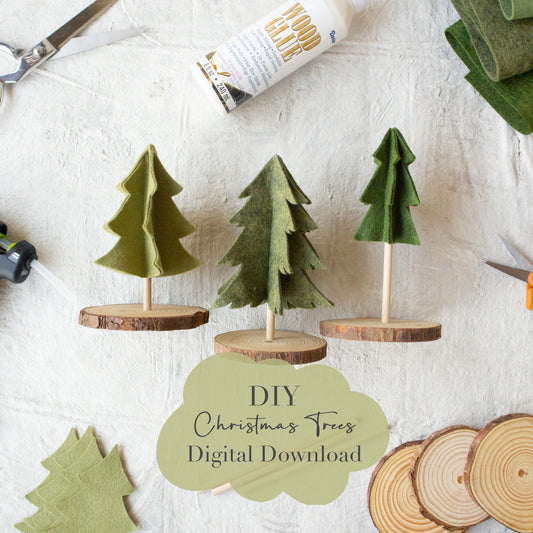 Christmas Tree PDF and SVG Digital Download