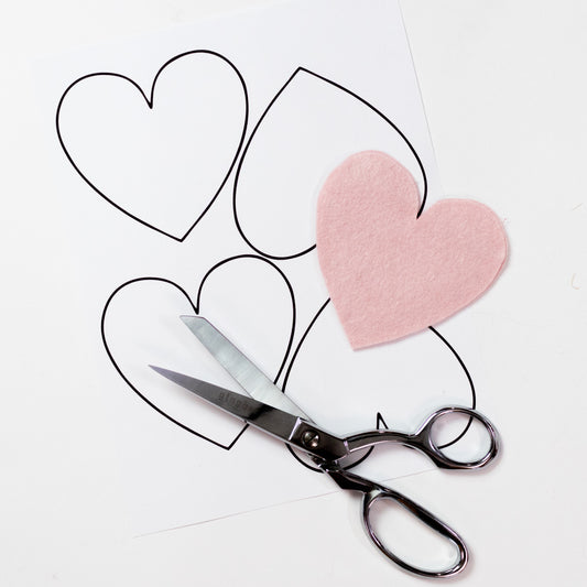 Heart Template Digital Download
