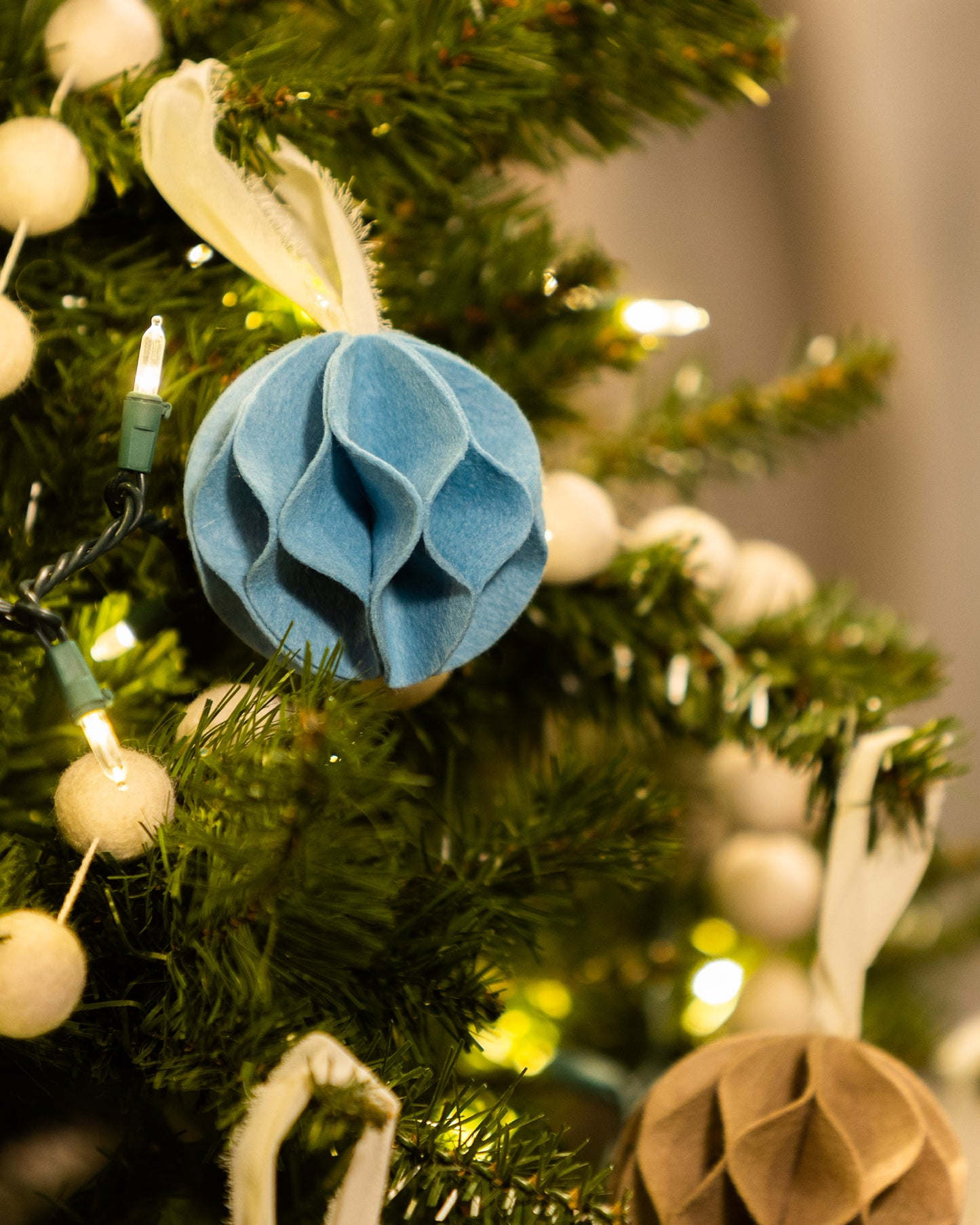 Rainbow Honeycomb Ornament Set