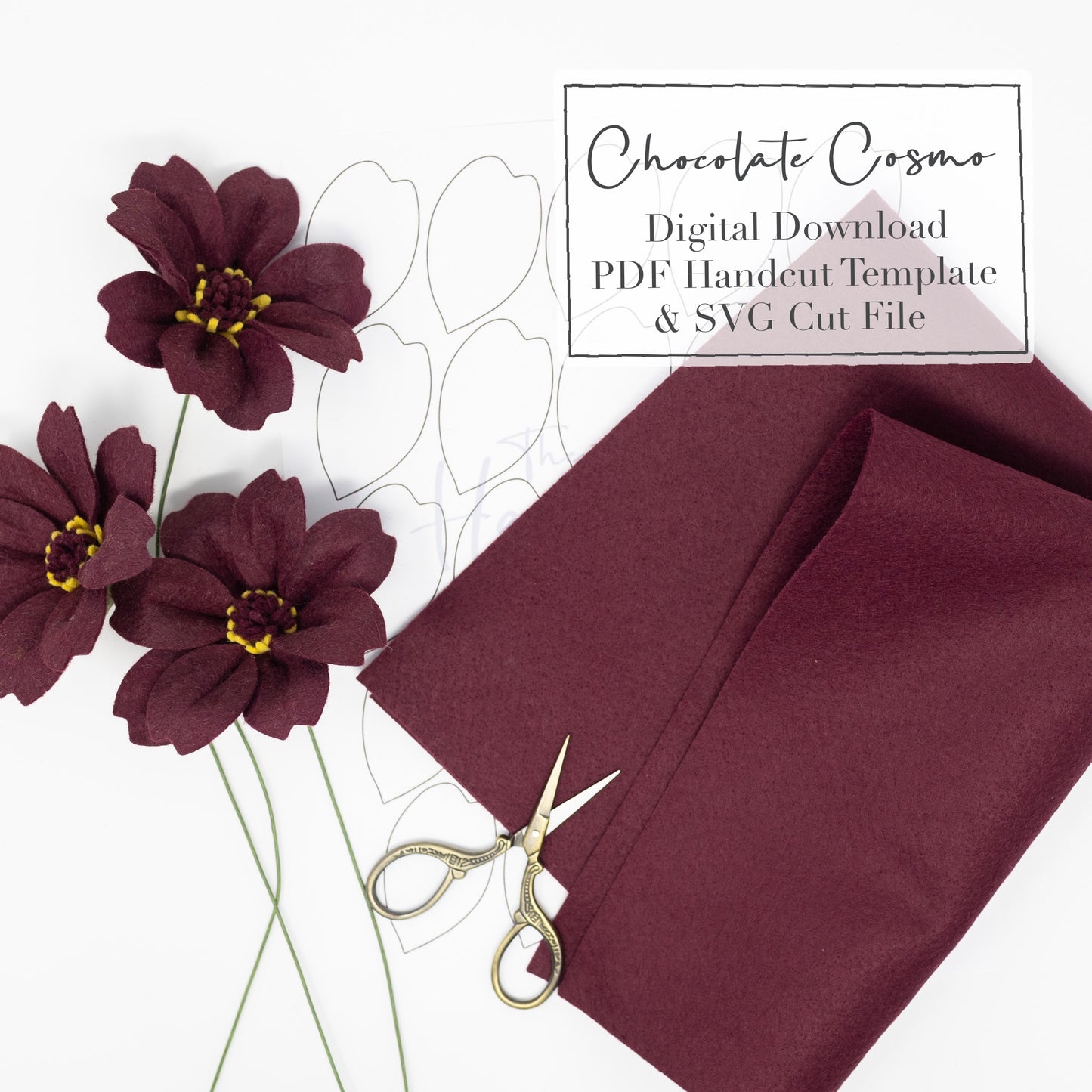Chocolate Cosmo Digital PDF & SVG Download