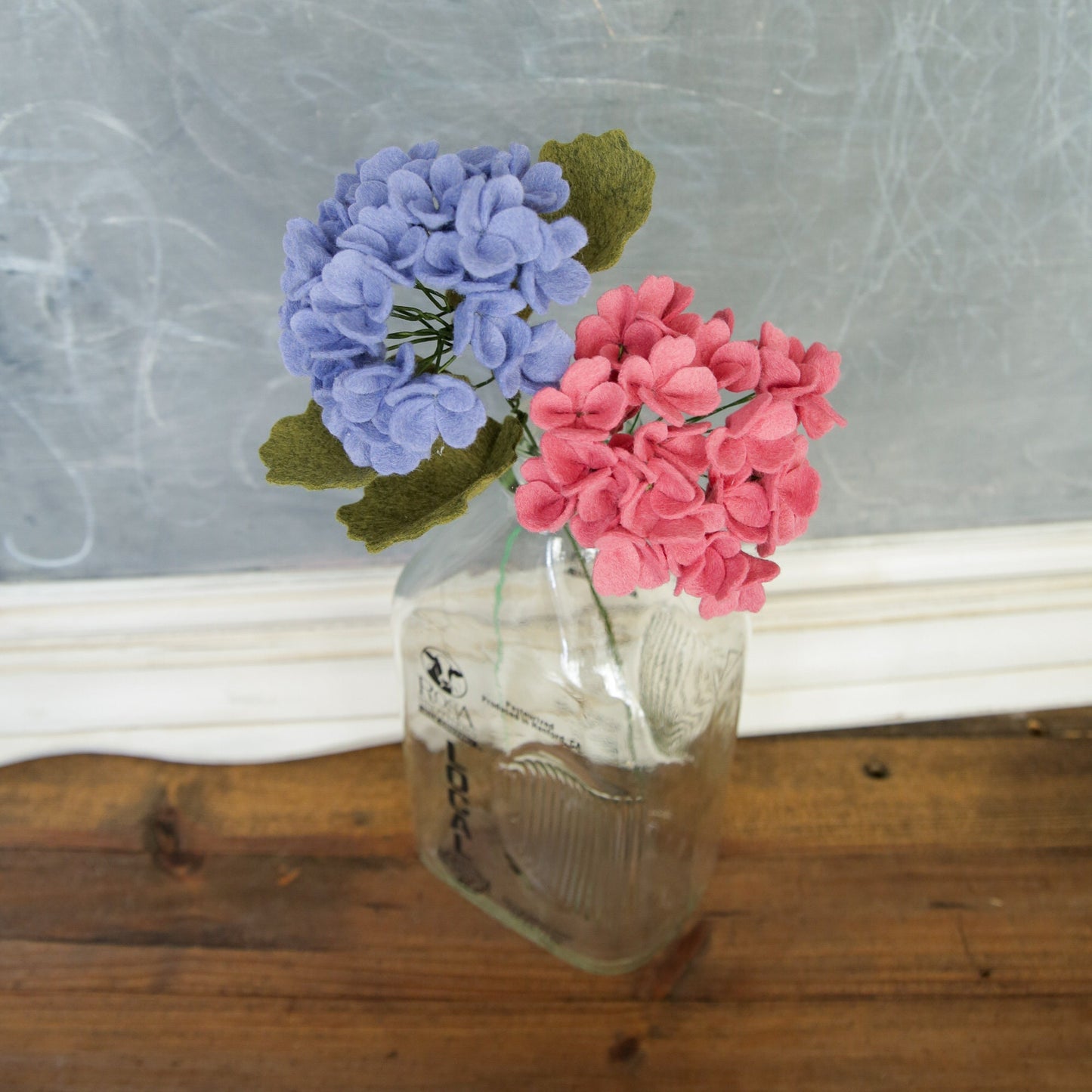 Hydrangea Stem with Leaves