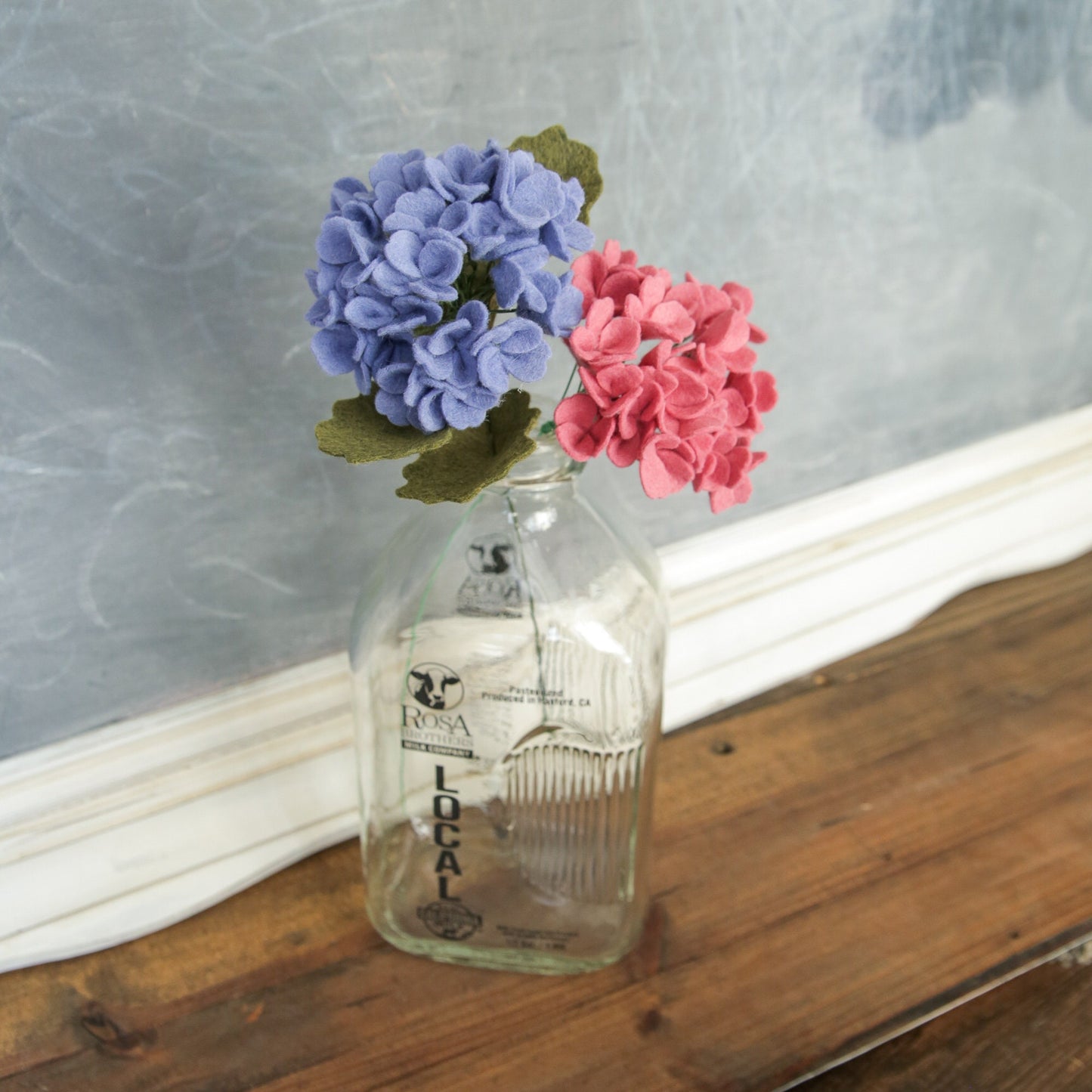 Hydrangea Stem with Leaves