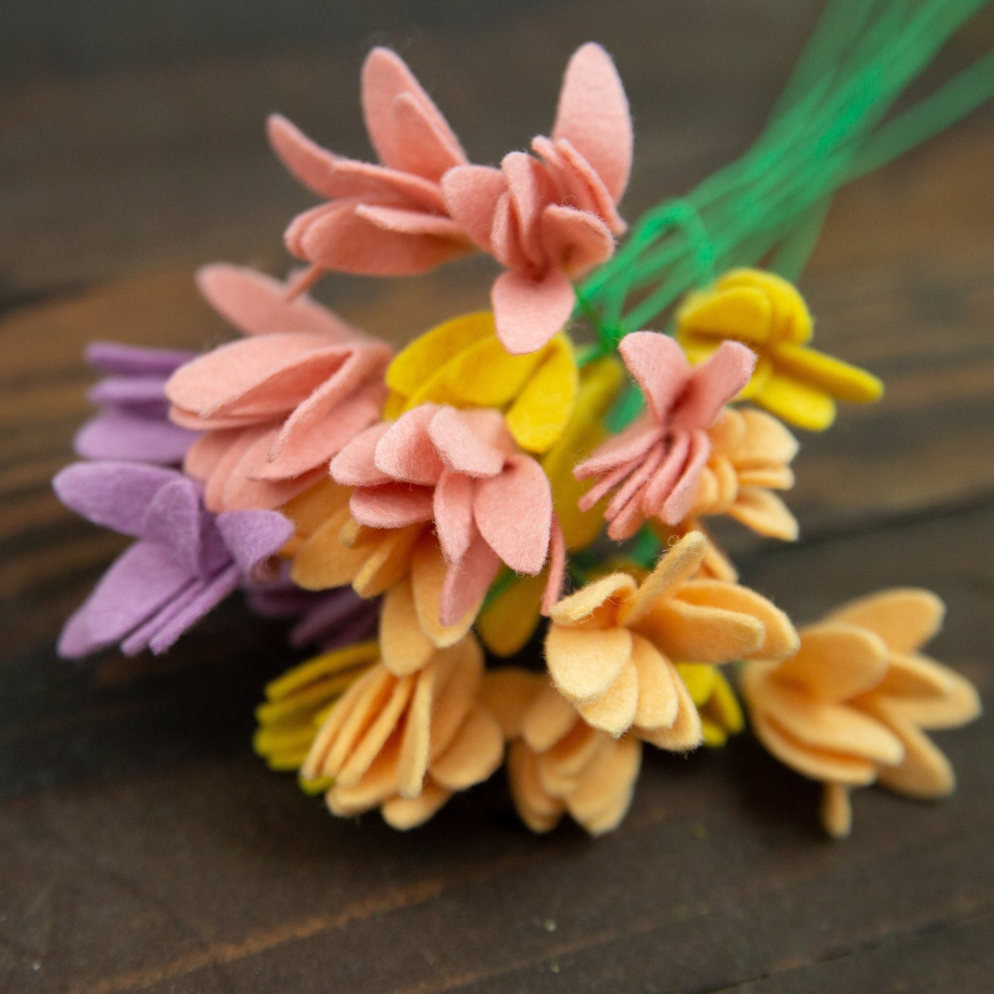 Azalea Filler Felt Flower Stem