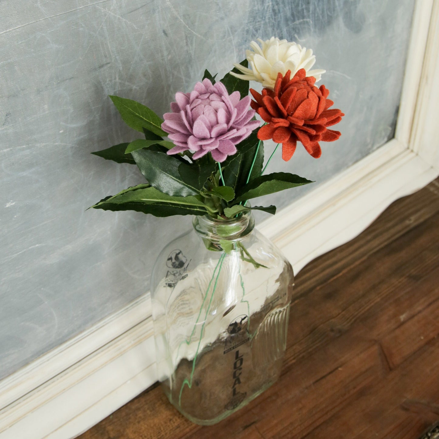 Chrysanthemum Felt Flower Stem
