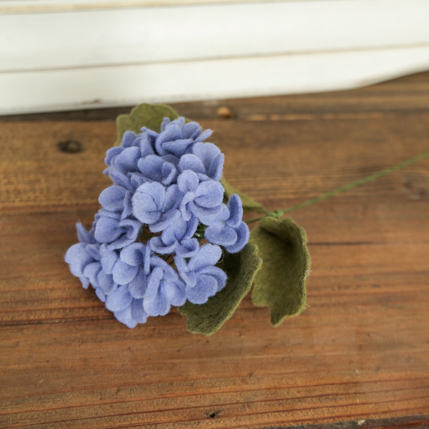 Hydrangea Stem with Leaves