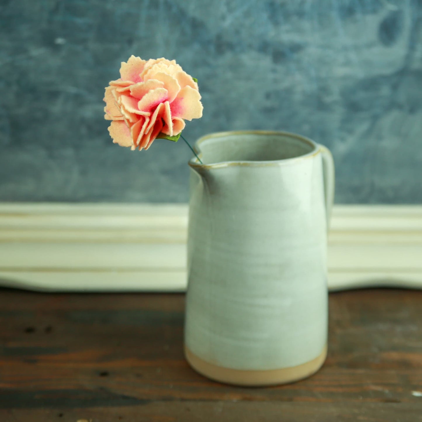 Carnation Felt Flower Stem
