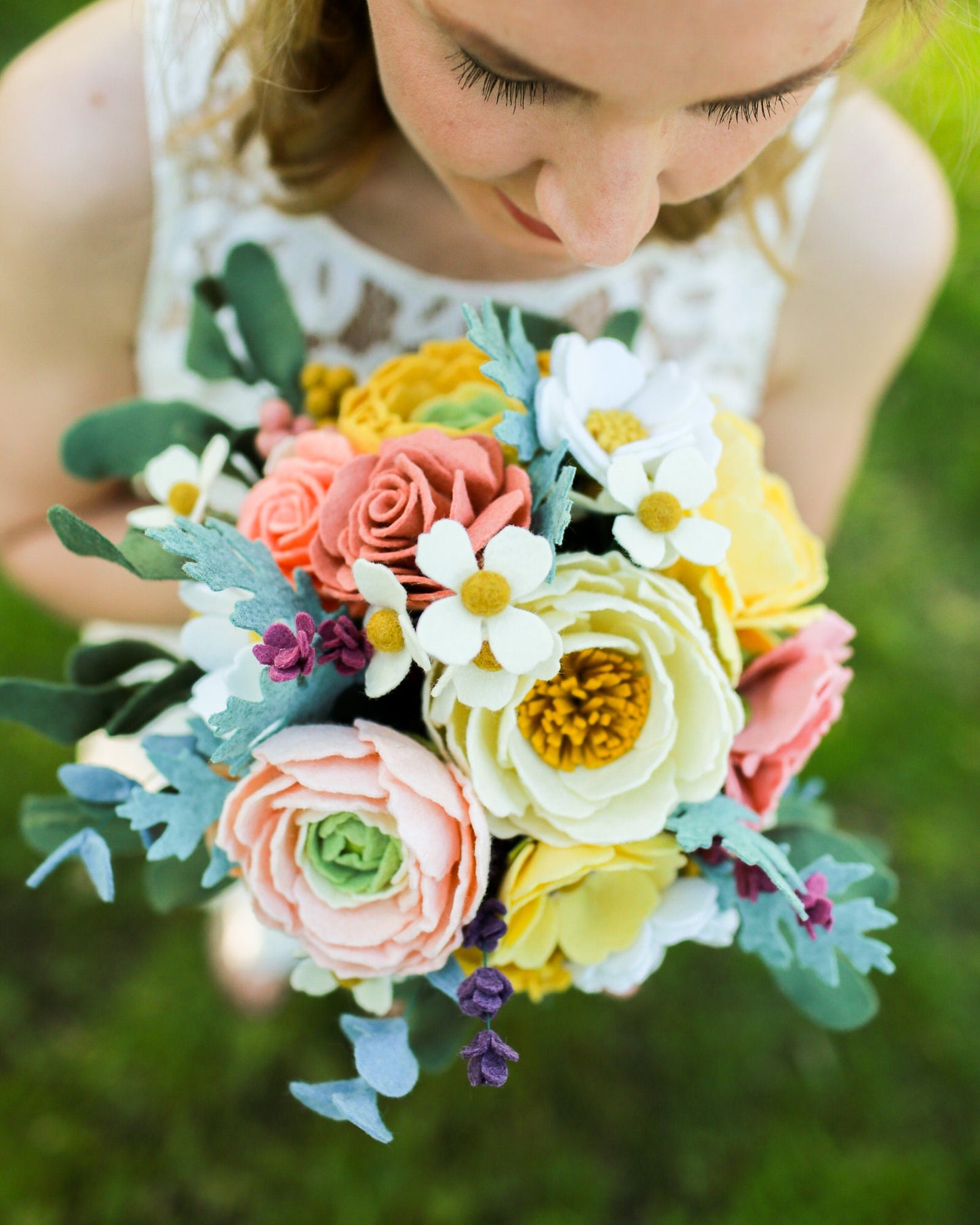 Bridal Bouquet Consultation Felt Flowers