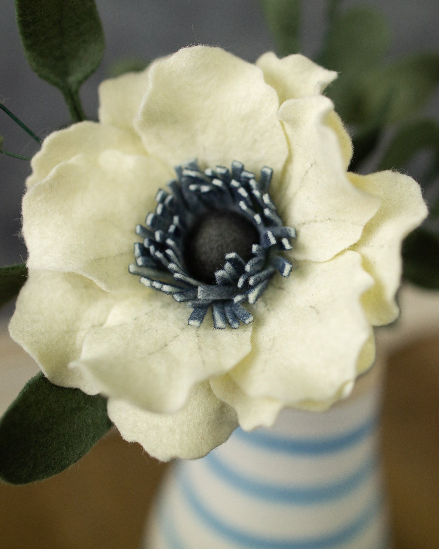 Anemone Felt Flower