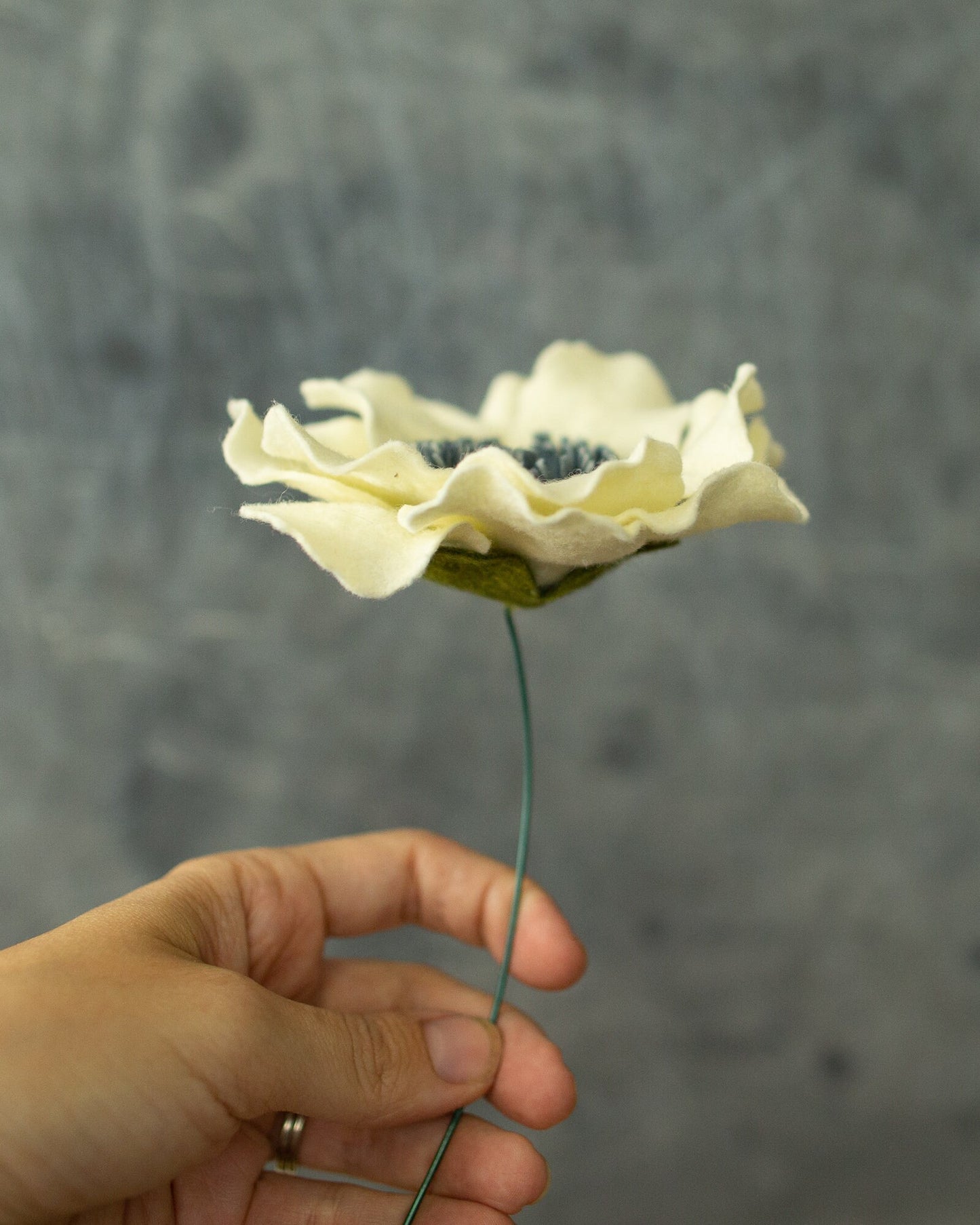 Anemone Felt Flower
