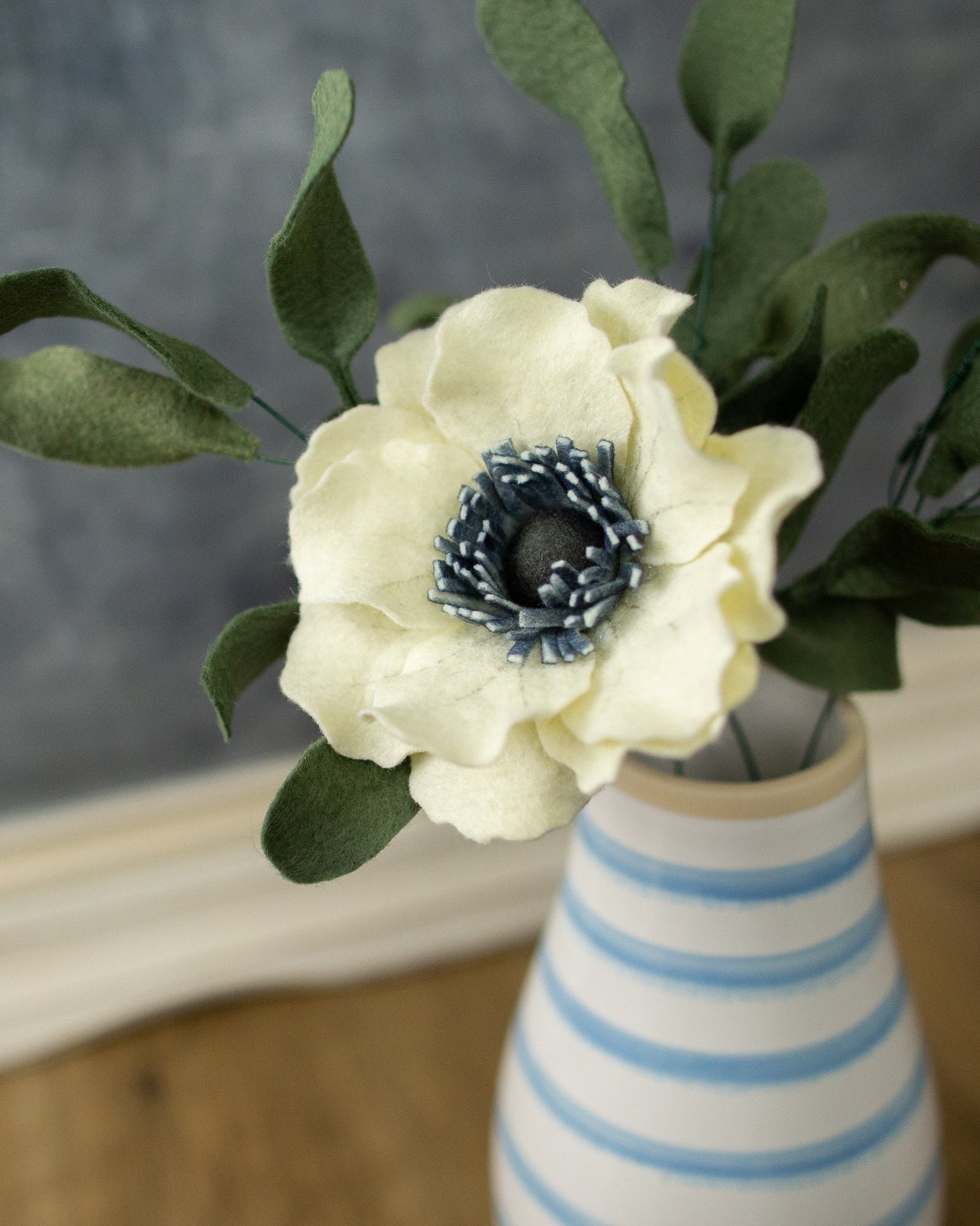 Anemone Felt Flower