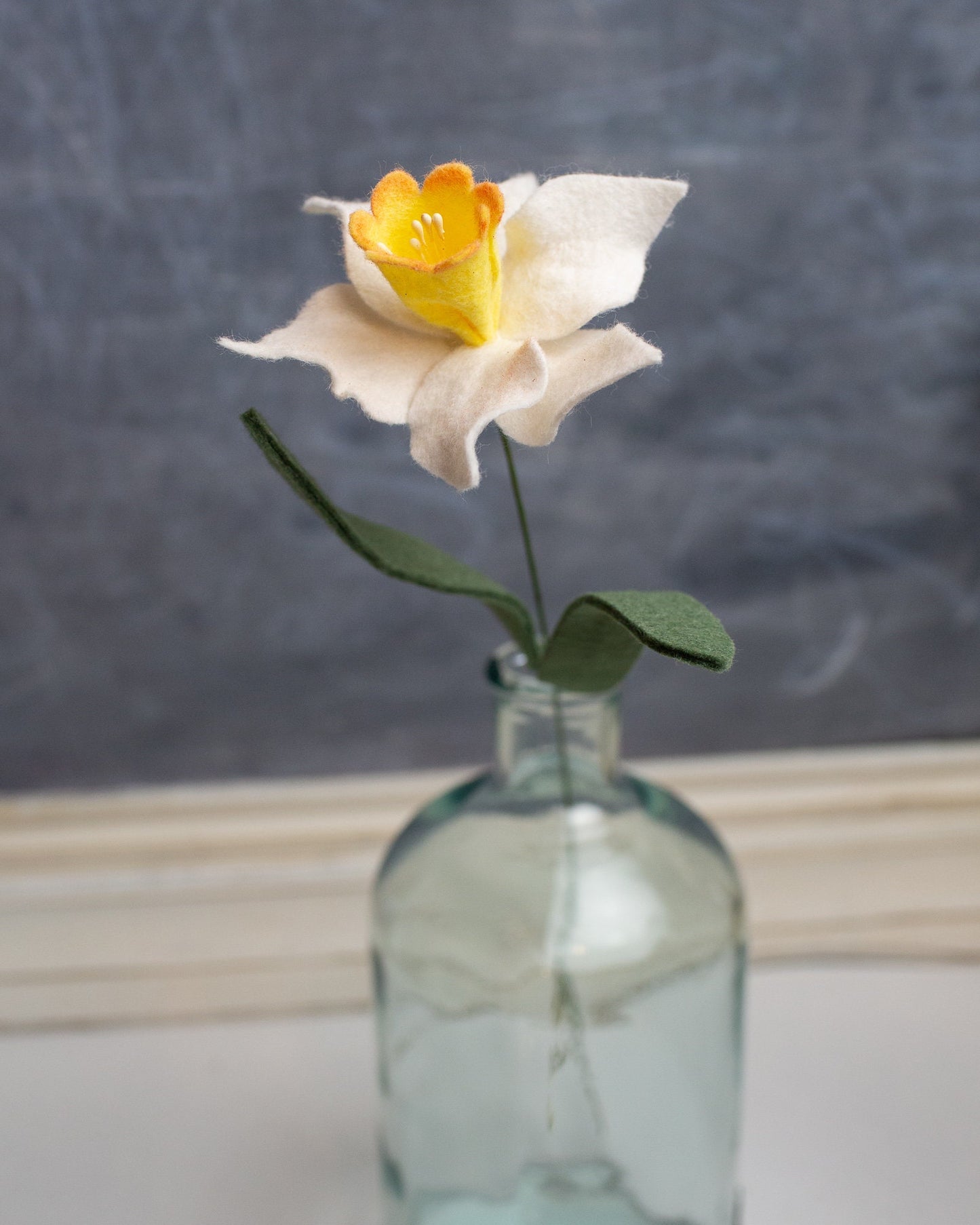 Daffodil Felt Flower Stem