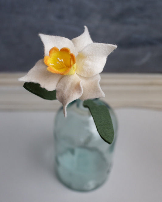 Daffodil Felt Flower Stem