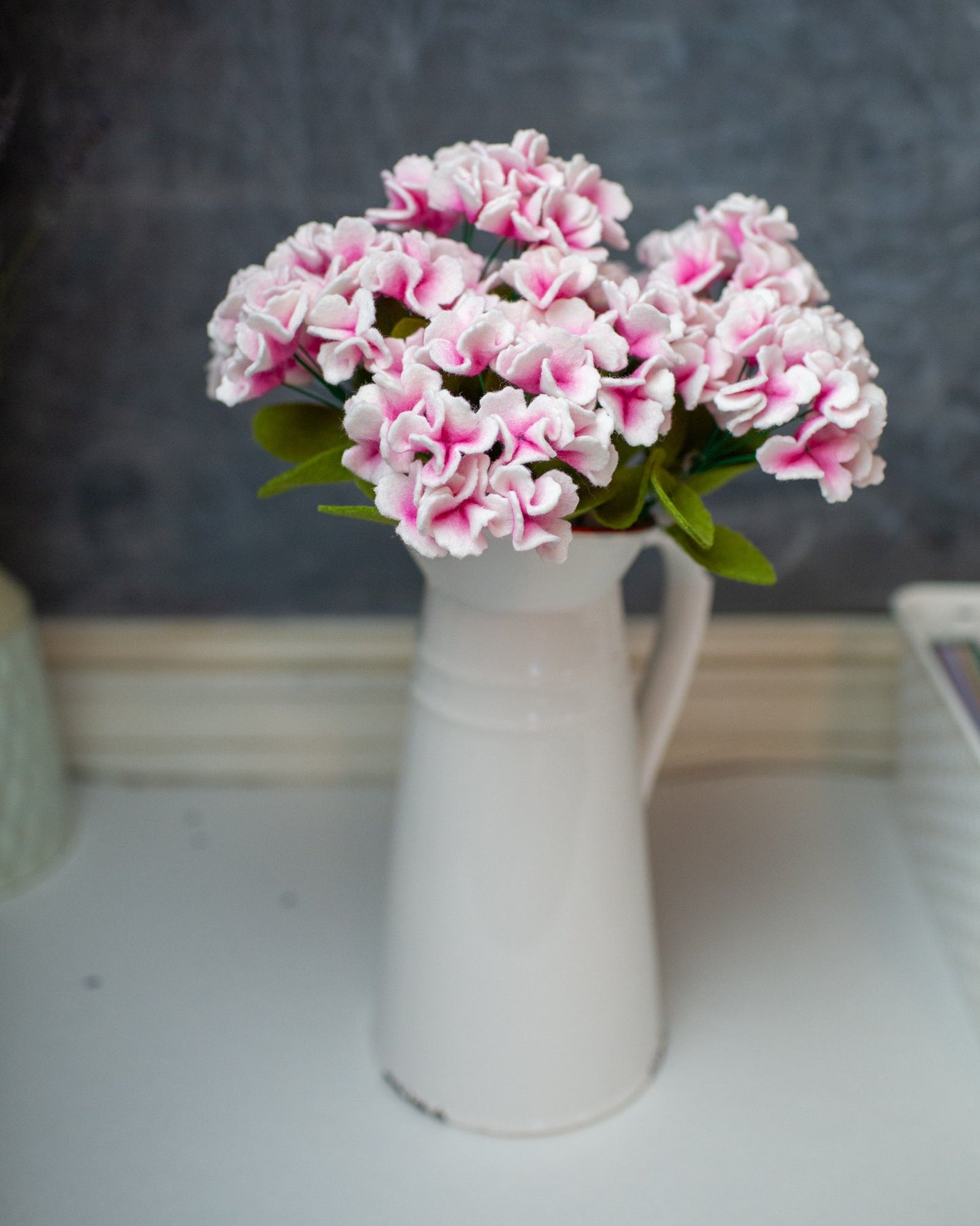 Sweet William Felt Flower Stem