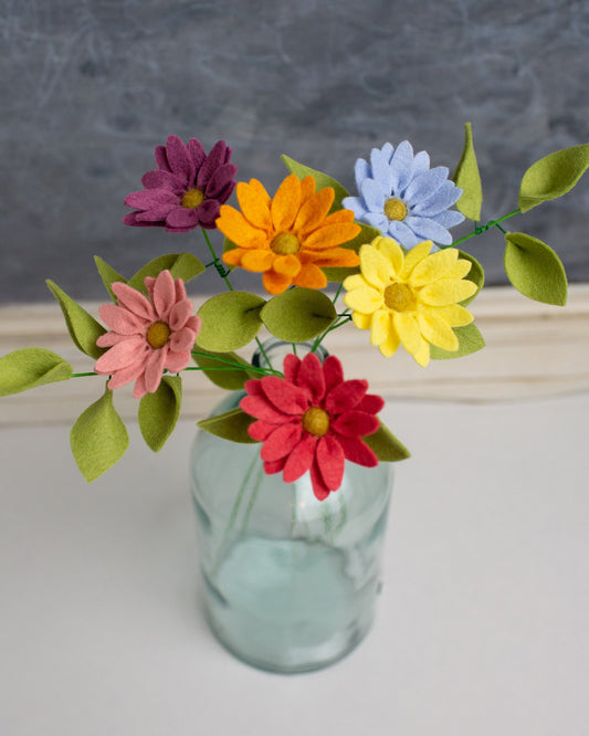 Rainbow Daisy Bouquet
