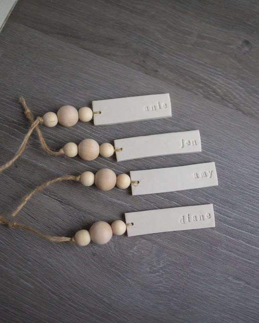 Clay Christmas Ornament/ Gift Tag