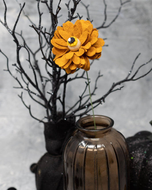 Halloween Eyed Marigold Stem