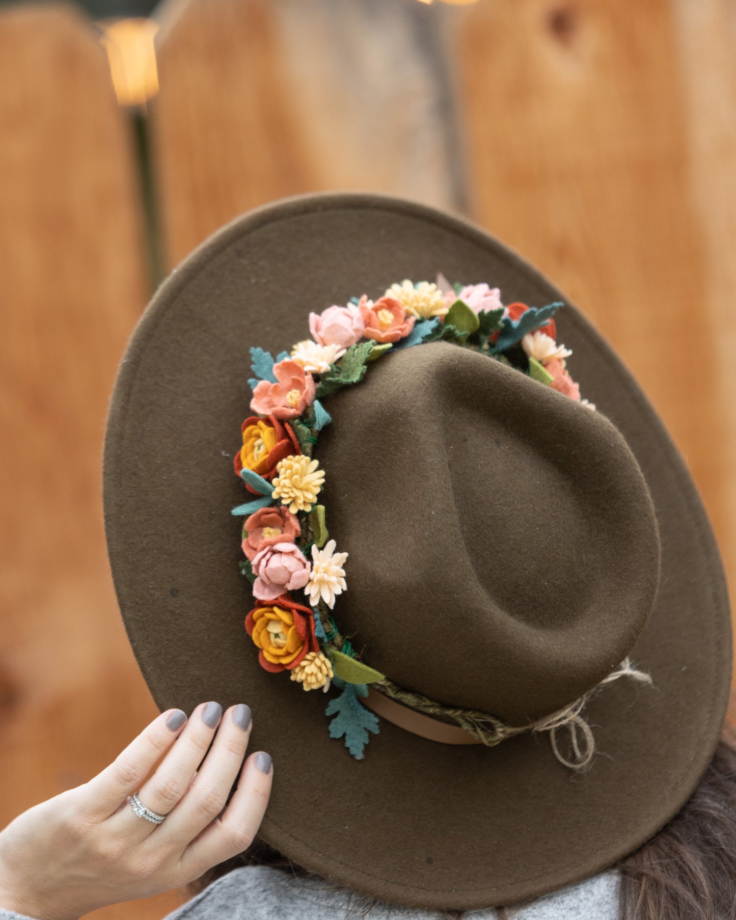 Felt Flower Crown