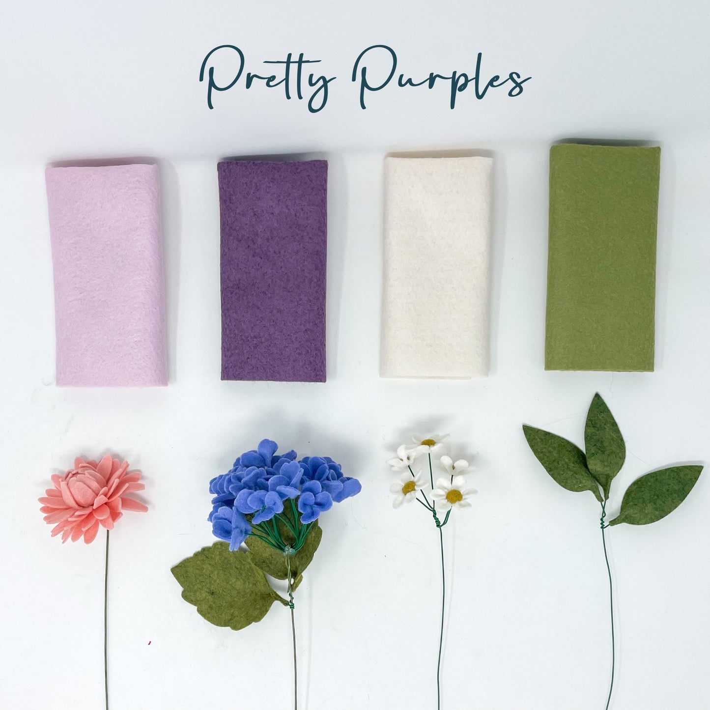 Mini Bouquet Felt Flower DIY Kit